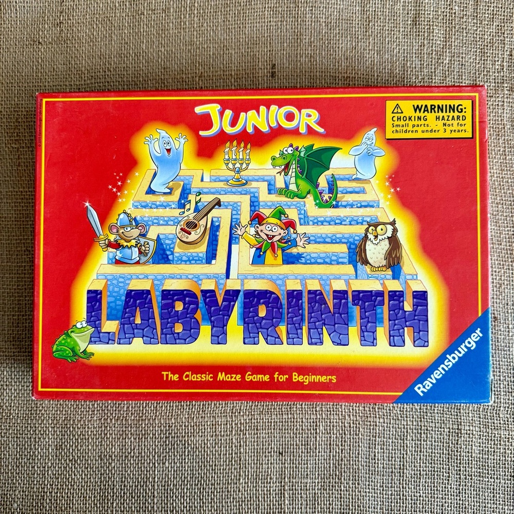 RAVENSBURGER Junior Labyrinth Game The Classic Maze Board Game for Beginners 5 +